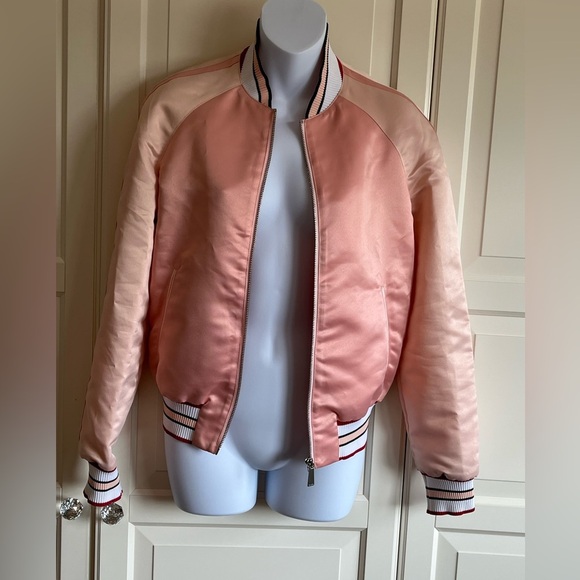 Pinko Bomber Pink Size 4  70's Inspire, Farrah Fawcett  Chic. - Picture 4 of 14